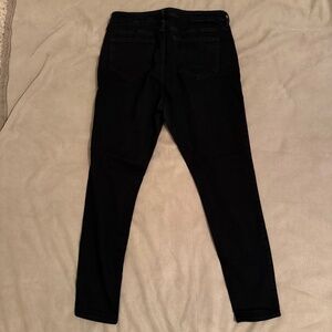 Old Navy Rockstar Super Skinny Jeggings – Women's 16 Long, Midrise, Black Denim